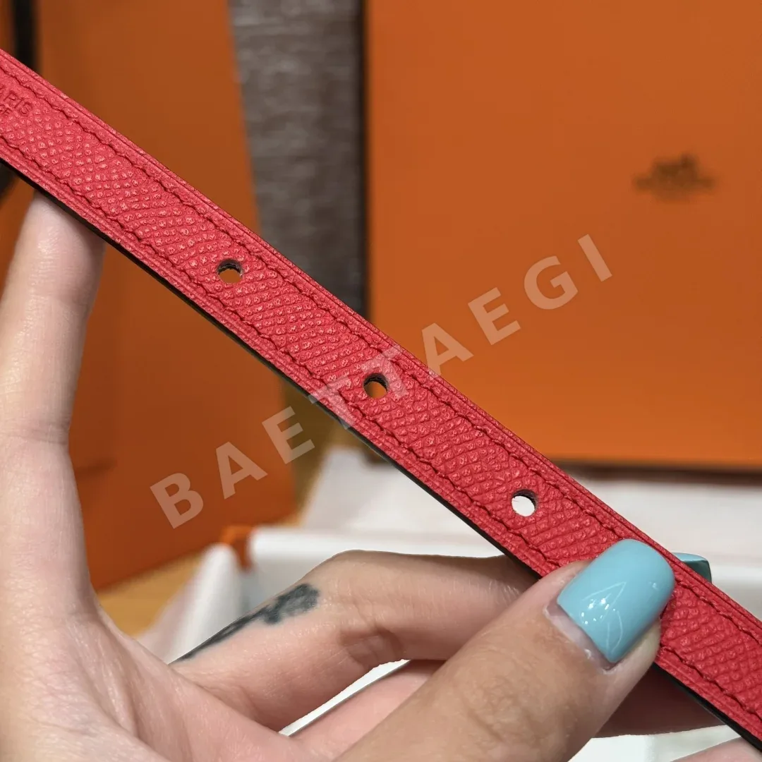 에르메스 양면 가죽 슬림 벨트 상세 이미지 7
