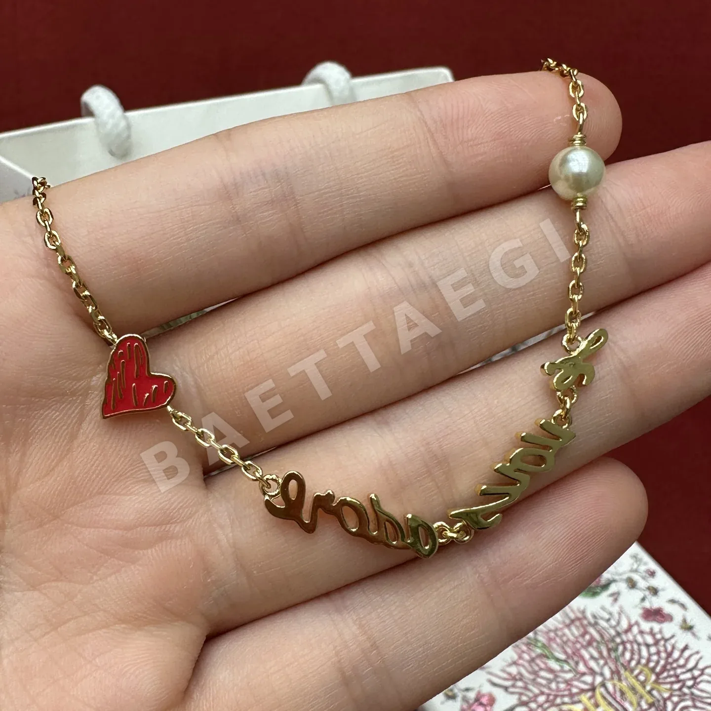 디올 Vous Adore 러브레터 진주 목걸이 상세 이미지 2