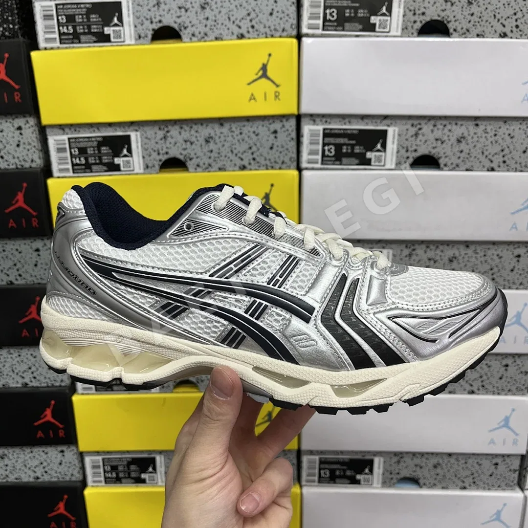 아식스 [ZC] 젤 카야노 14 1203A961-100 200323 Asics Gel-Kayano 14 JJJJound White Navy 상세 이미지 6
