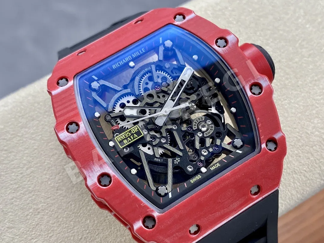 리차드밀 RM35-02 블랙 화이트 NTPT 카본 TPT 카본 티타늄 남성 시계 레플리카 44835 Richard Mille 상세 이미지 2