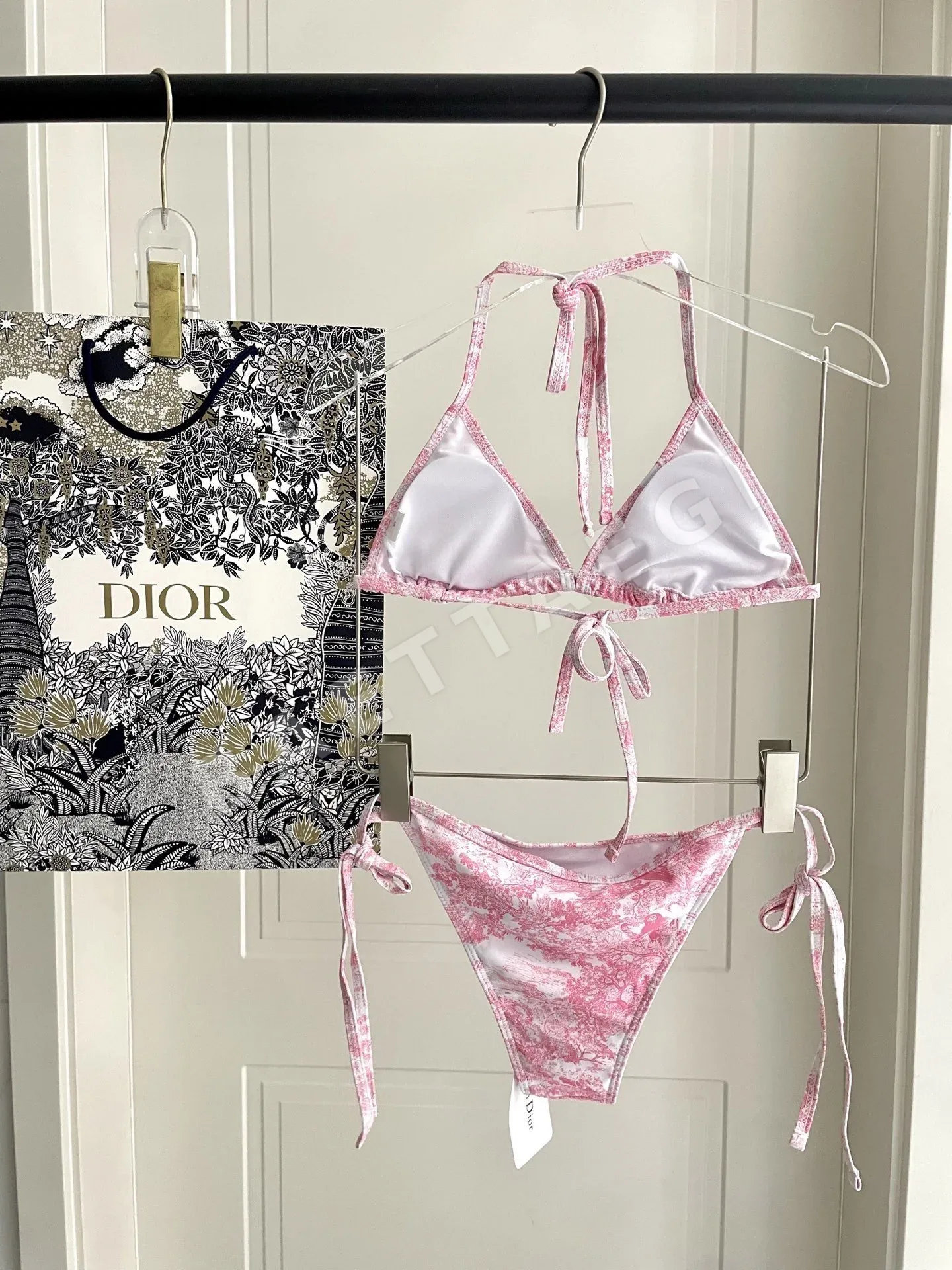 디올 여성 수영복 3 피스 세트 상세 이미지 6