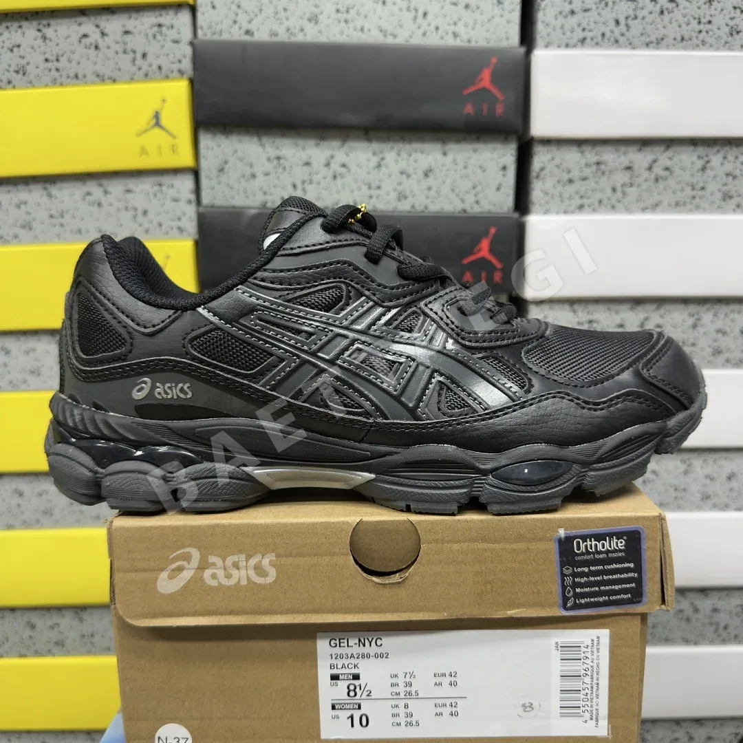 아식스 [WZ] 젤 NYC 1203A280-002 200461 Asics Gel-NYC Black Graphite Grey