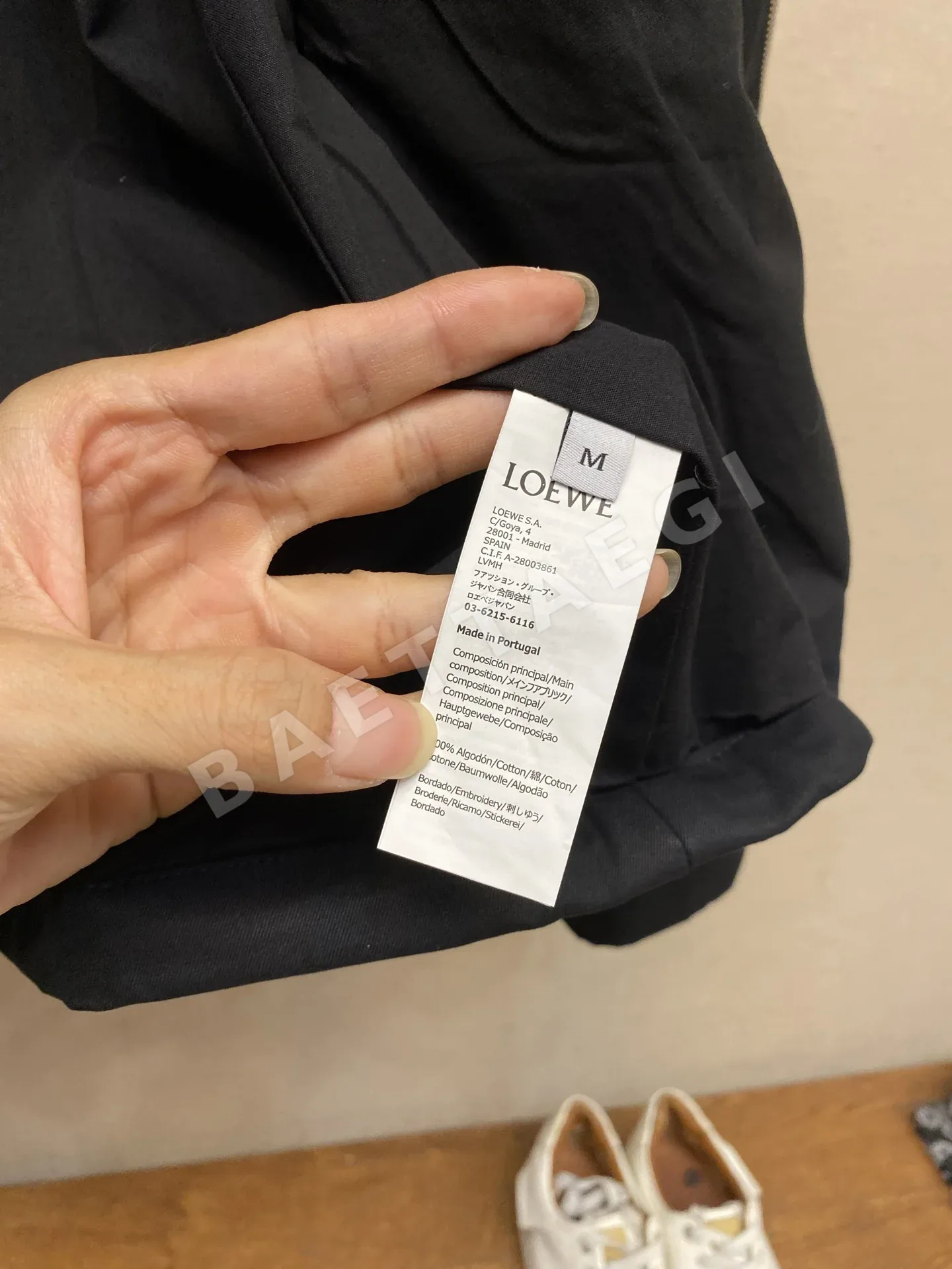 로에베 로고 자수 남성 자켓 상세 이미지 8