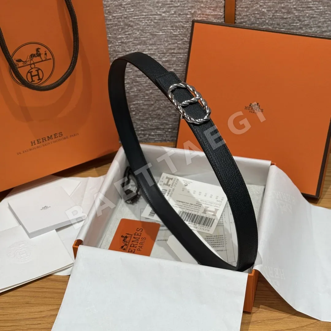 에르메스 마이용 토르사드 버클 양면 가죽 벨트 상세 이미지 3