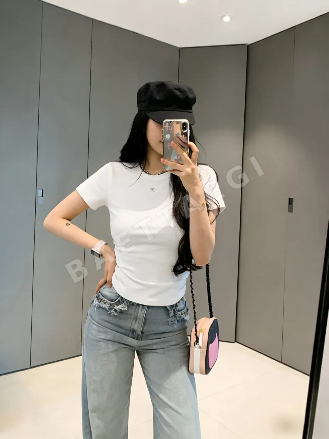 샤넬 여성 반팔 티셔츠 3종 세트 상세 이미지 9