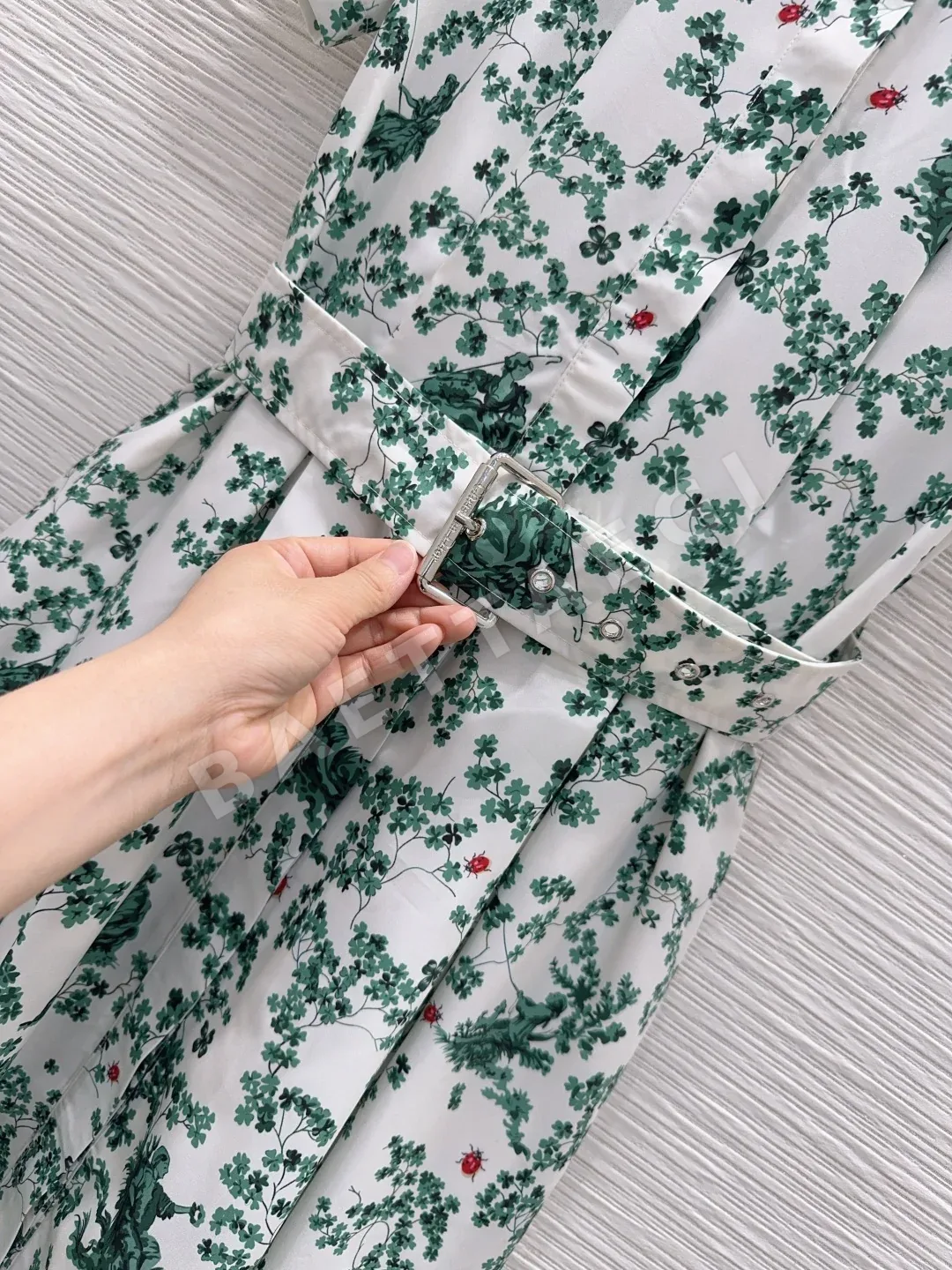 디올 프린트 여성 원피스 상세 이미지 4
