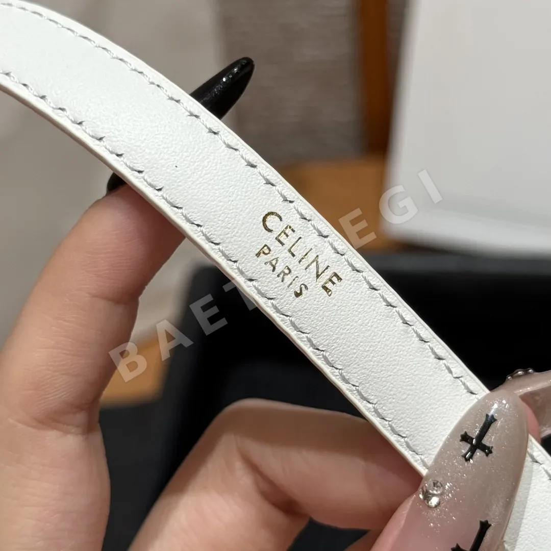 셀린느 메종 13mm 트리옹 가죽 벨트 상세 이미지 7