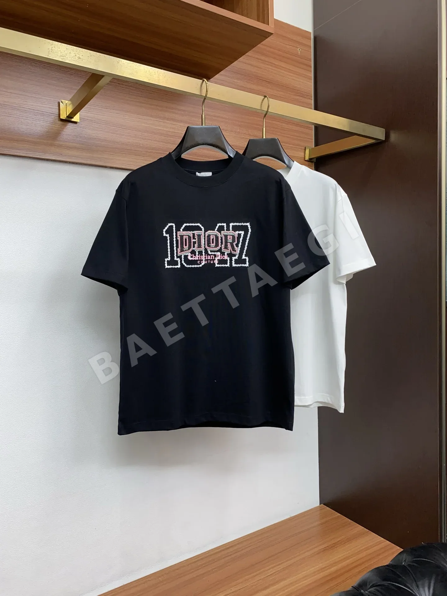 디올 코튼 크루넥 남성 반팔 티셔츠 상세 이미지 9