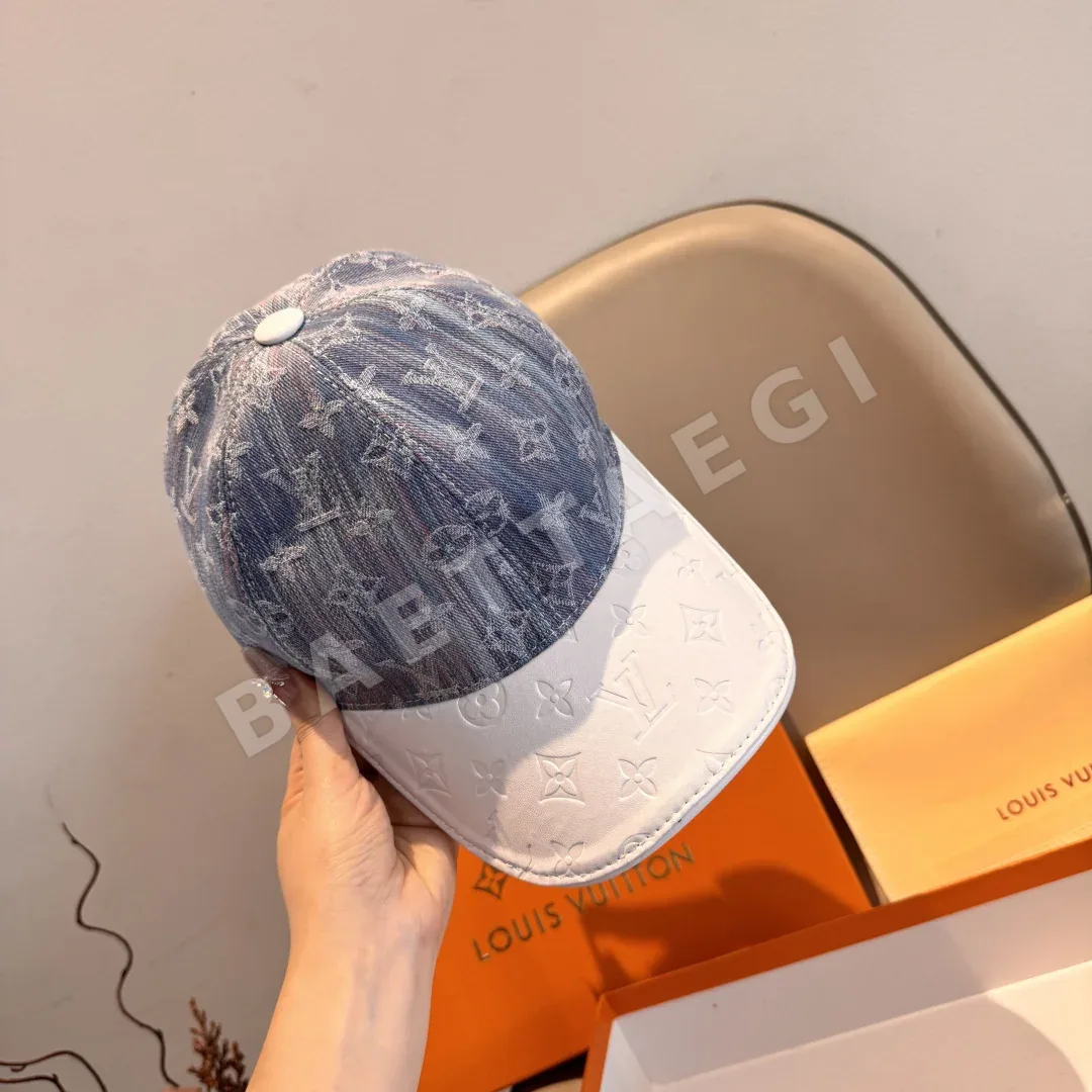 루이비통 소가죽 데님 패치 조절 야구모자 상세 이미지 4