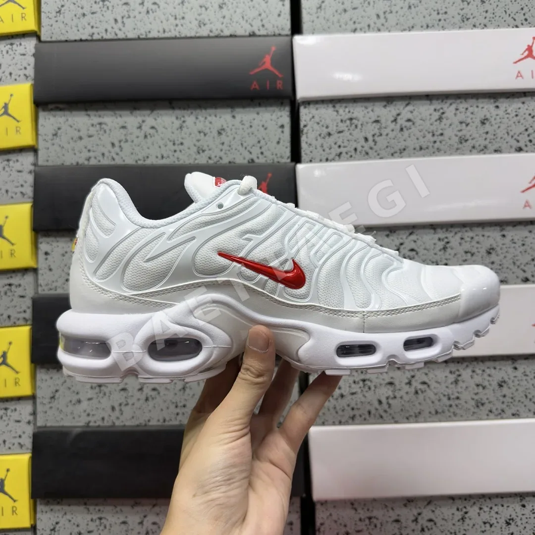 나이키 [TK] 에어 맥스 플러스 DA1472-100 201977 Nike Air Max Plus Supreme White 상세 이미지 4