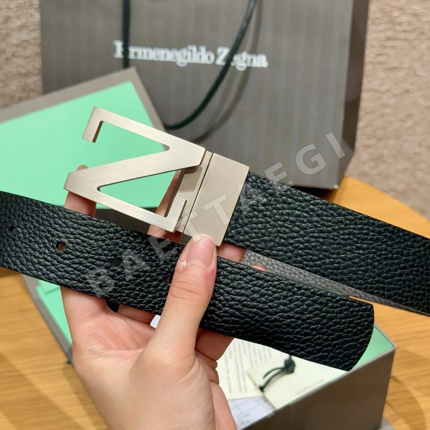 제냐 양면 가죽 벨트 상세 이미지 7