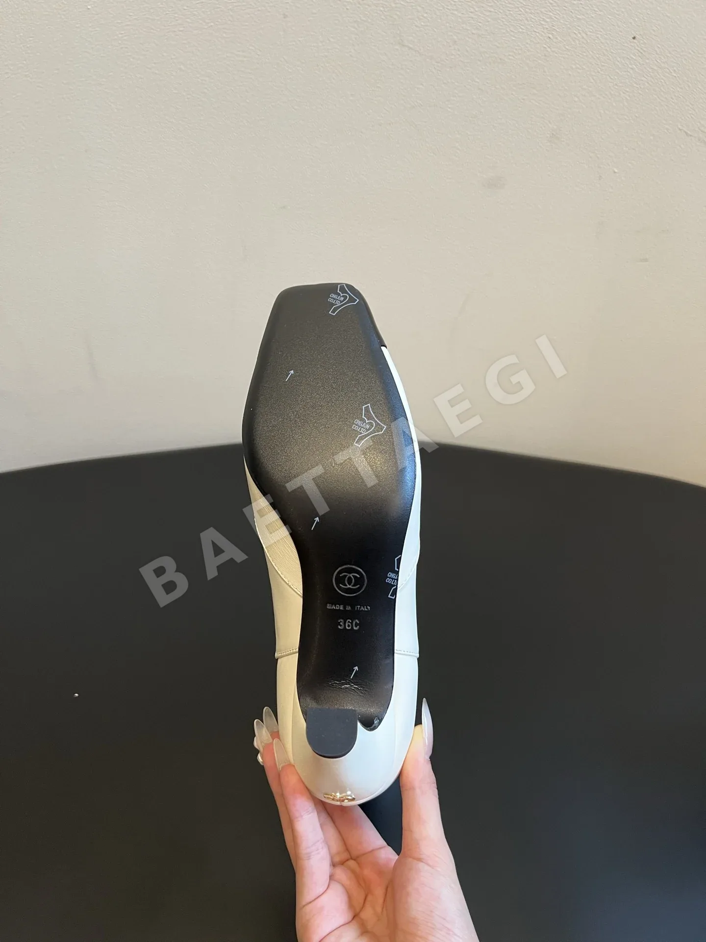 샤넬 부츠 웹 스트라이프 상세 이미지 5