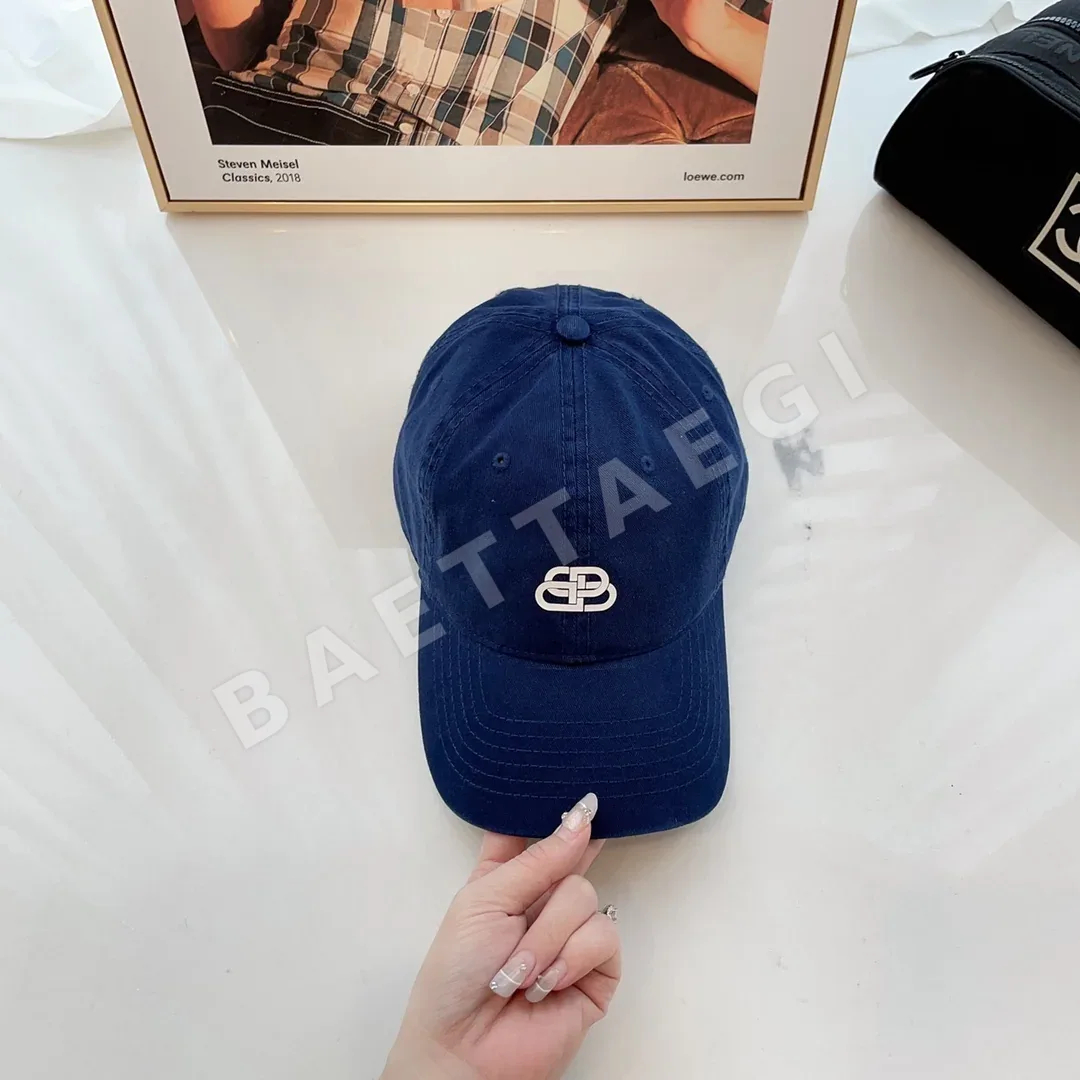 발렌시아가 더블 B 버클 로고 코튼 야구모자 상세 이미지 8