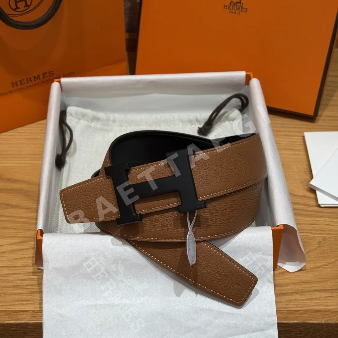 에르메스 리버시블 메탈 버클 남성 벨트 상세 이미지 2