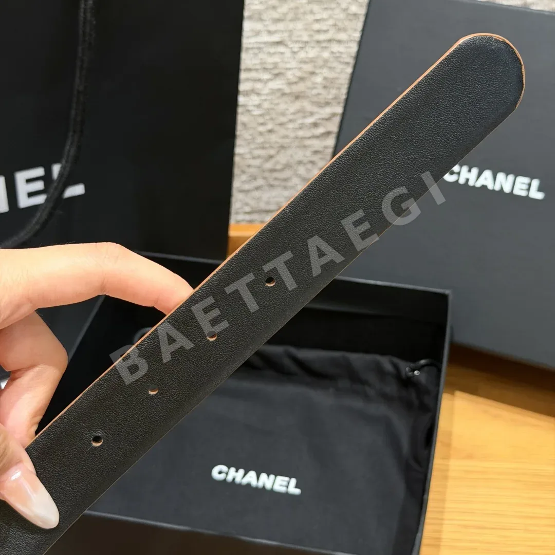 샤넬 리버시블 카프스킨 벨트 상세 이미지 8