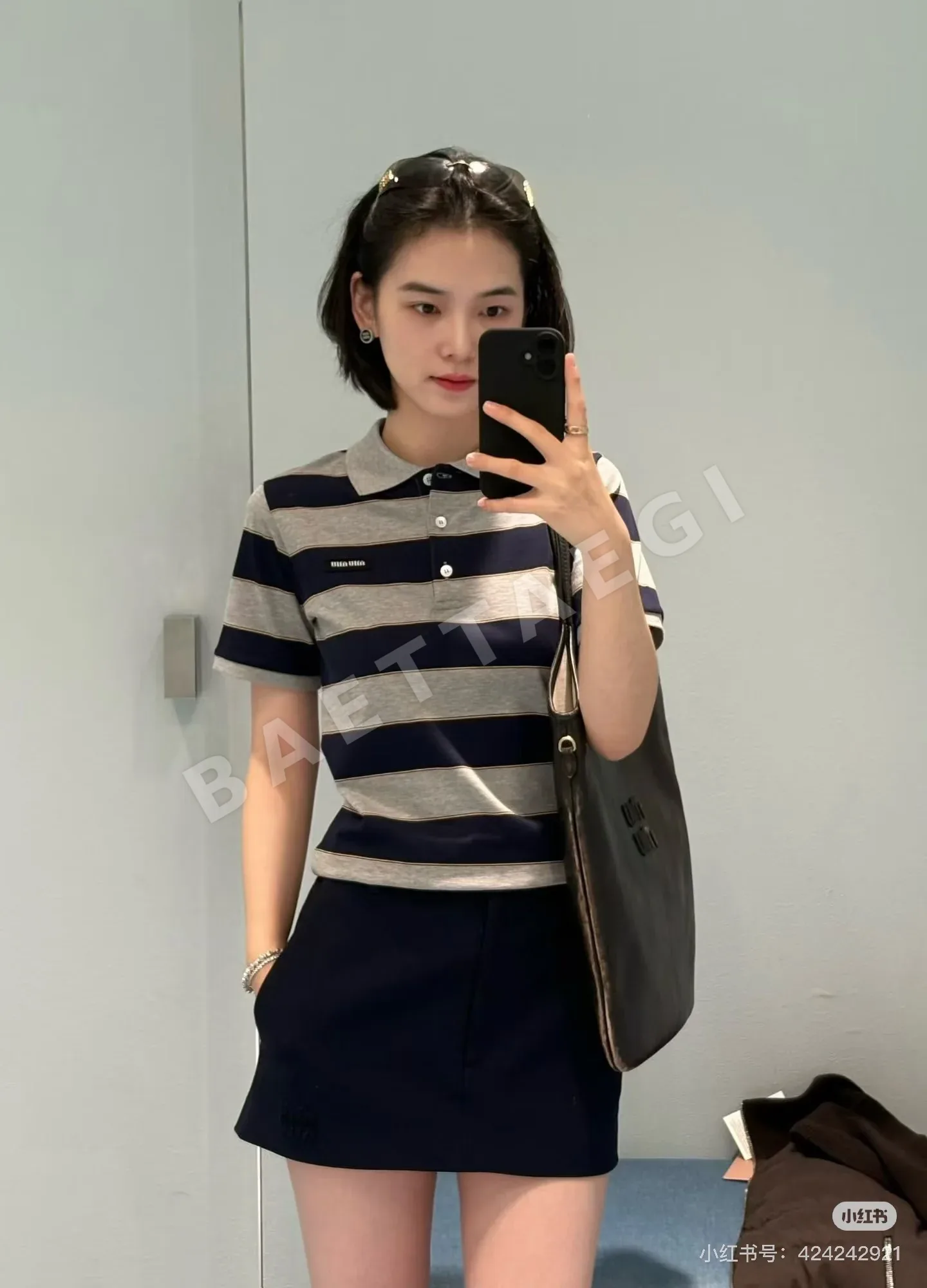 미우미우 여성 반팔 상세 이미지 9
