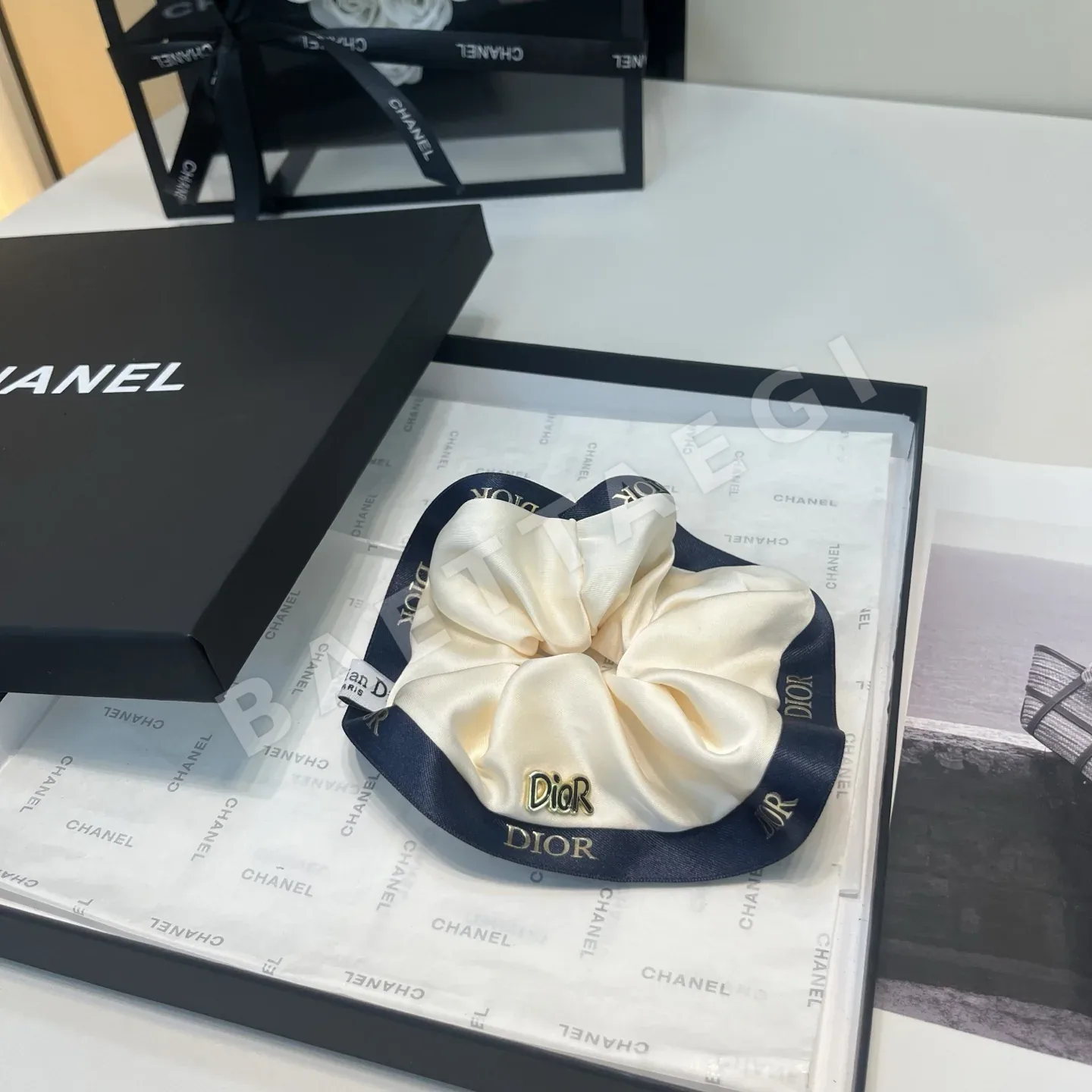 디올 CD 헤어 고무 상세 이미지 4
