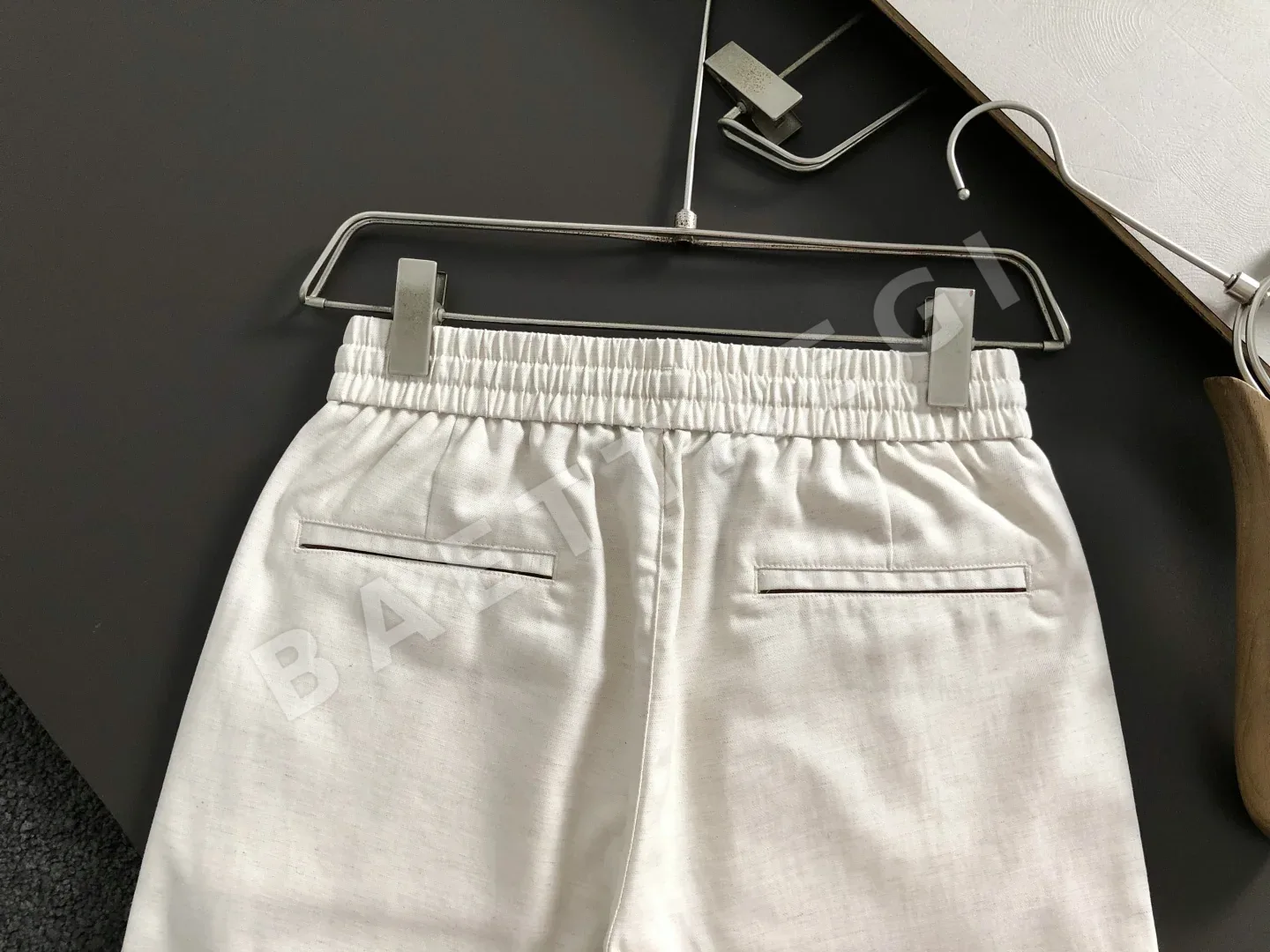 로로피아나 실크 린넨 캐주얼 남성 바지 상세 이미지 5