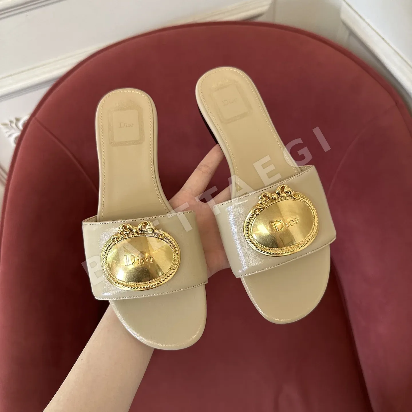 디올 샌들 로고 상세 이미지 8