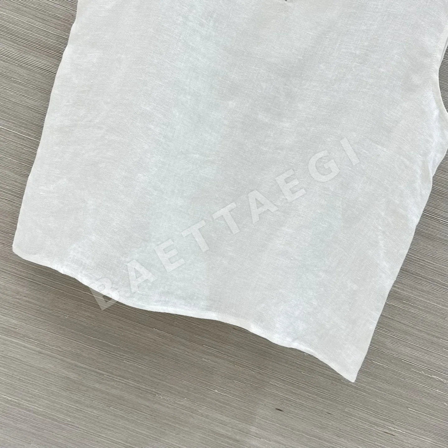 로로피아나 여성 린넨 반팔 티셔츠 세트 상세 이미지 7