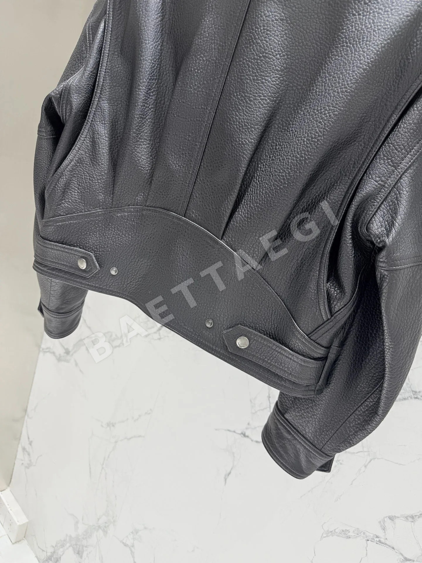 생로랑 가죽 여성 자켓 상세 이미지 9