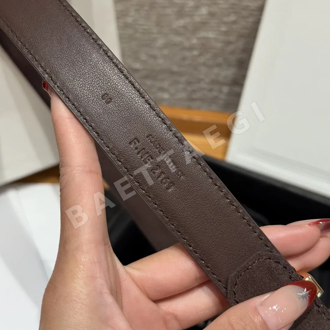 셀린느 웨스턴 골드 트리밍 벨트 상세 이미지 7