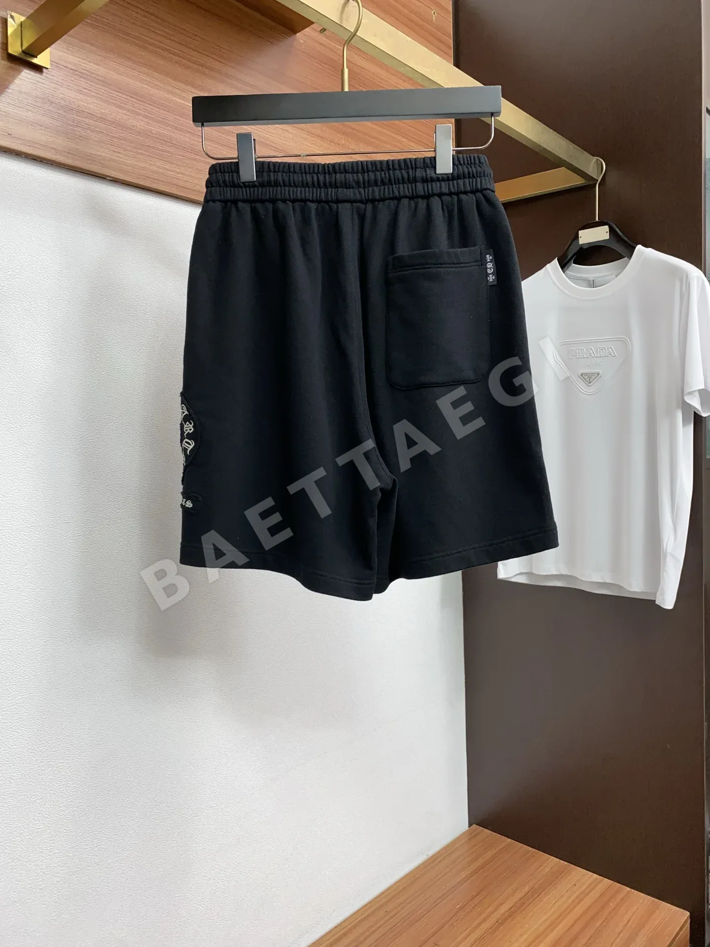 크롬하츠 테리 코튼 남성 반바지 상세 이미지 8