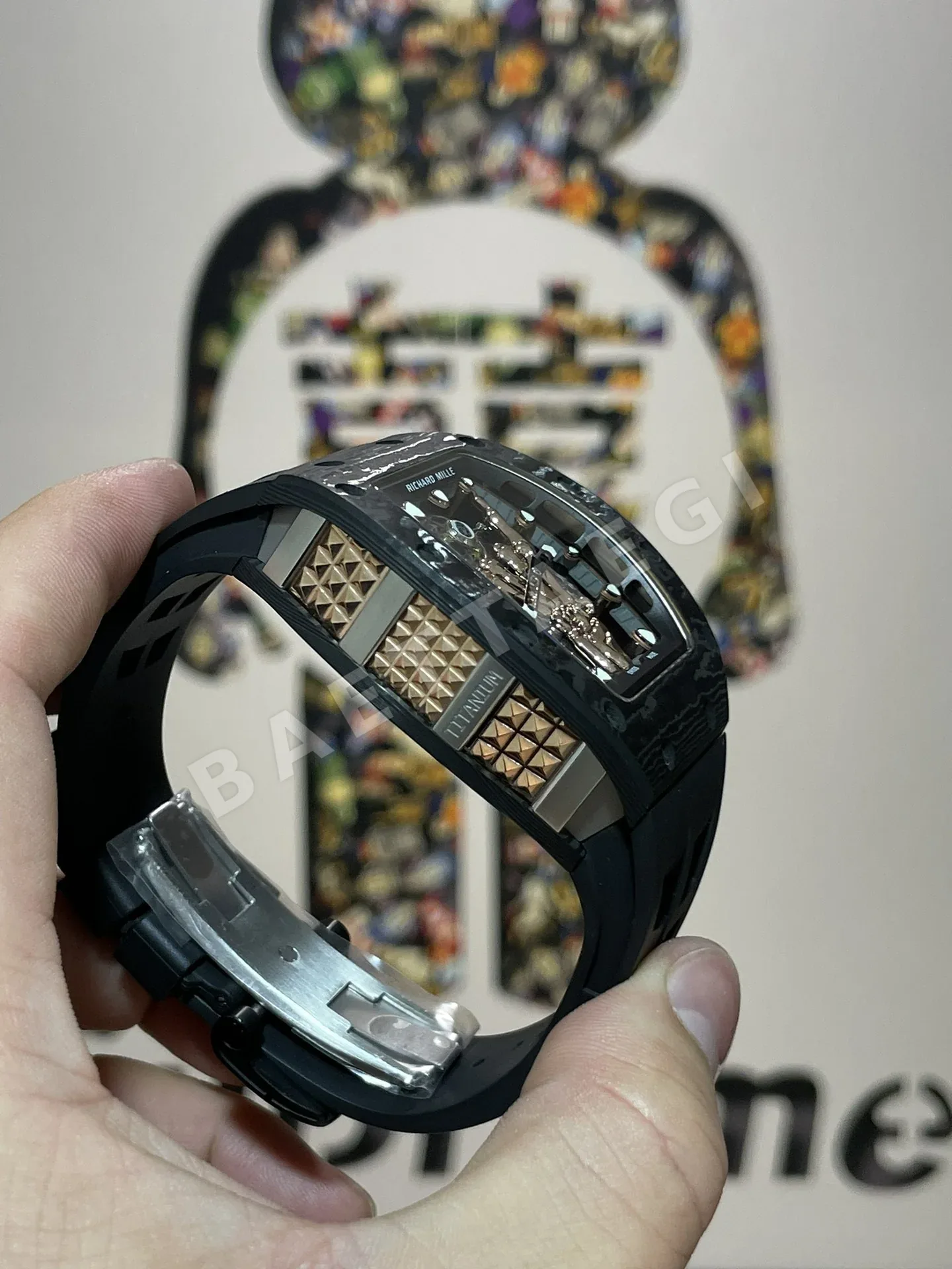리차드밀 RM066 투르비용 NTPT 카본 TPT 카본 남성 시계 레플리카 44894 Richard Mille 상세 이미지 7