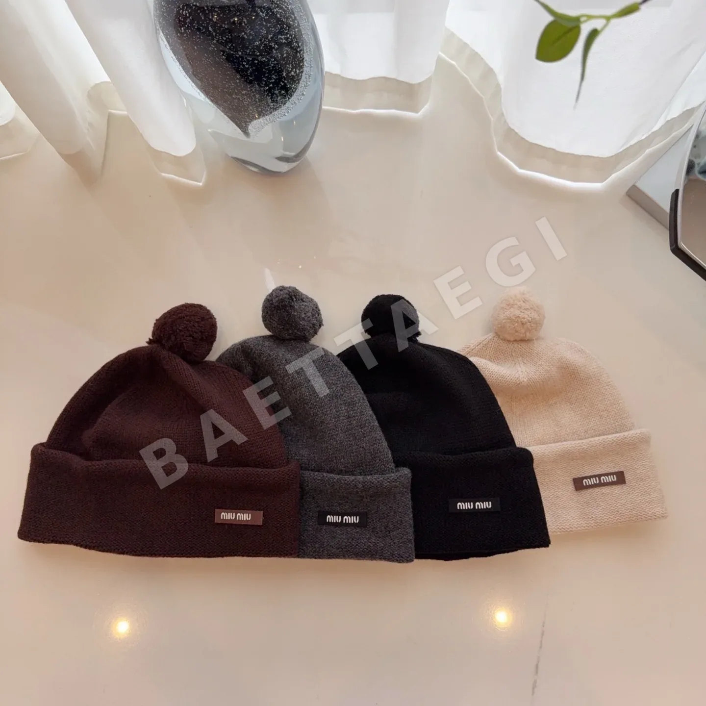 미우미우 모자 81375 Miu Miu Cap 상세 이미지 7