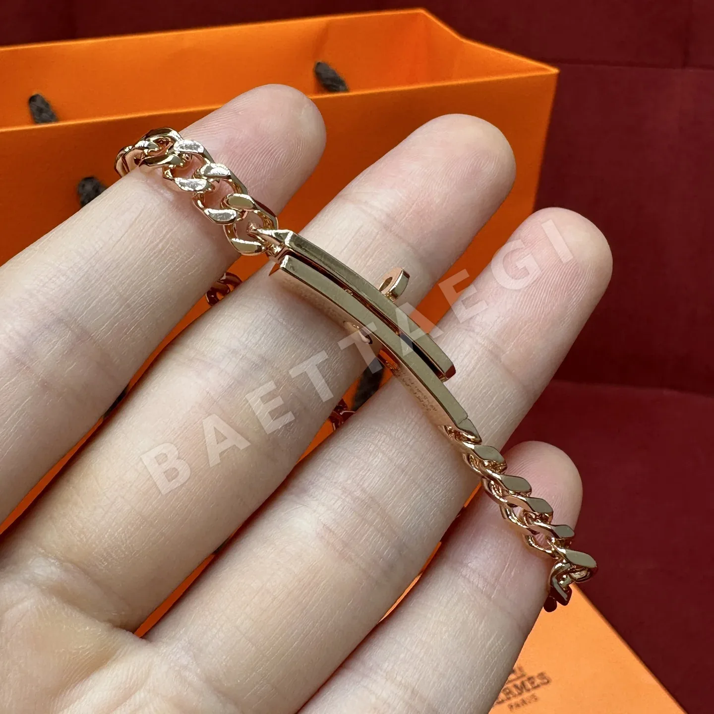 에르메스 켈리 그르메 다이아몬드 팔찌 상세 이미지 3