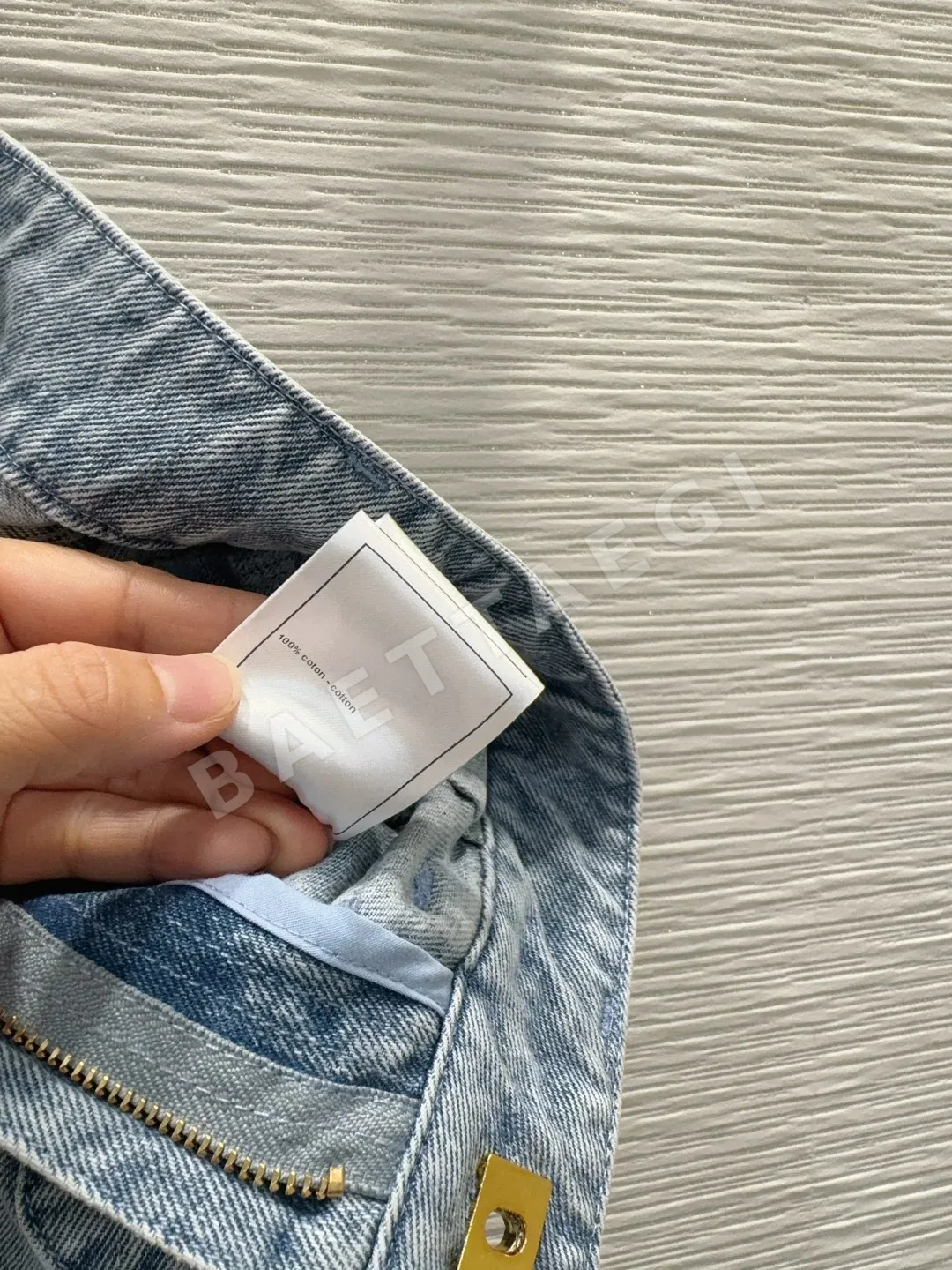 샤넬 데미지 가공 데님 여성 바지 상세 이미지 7