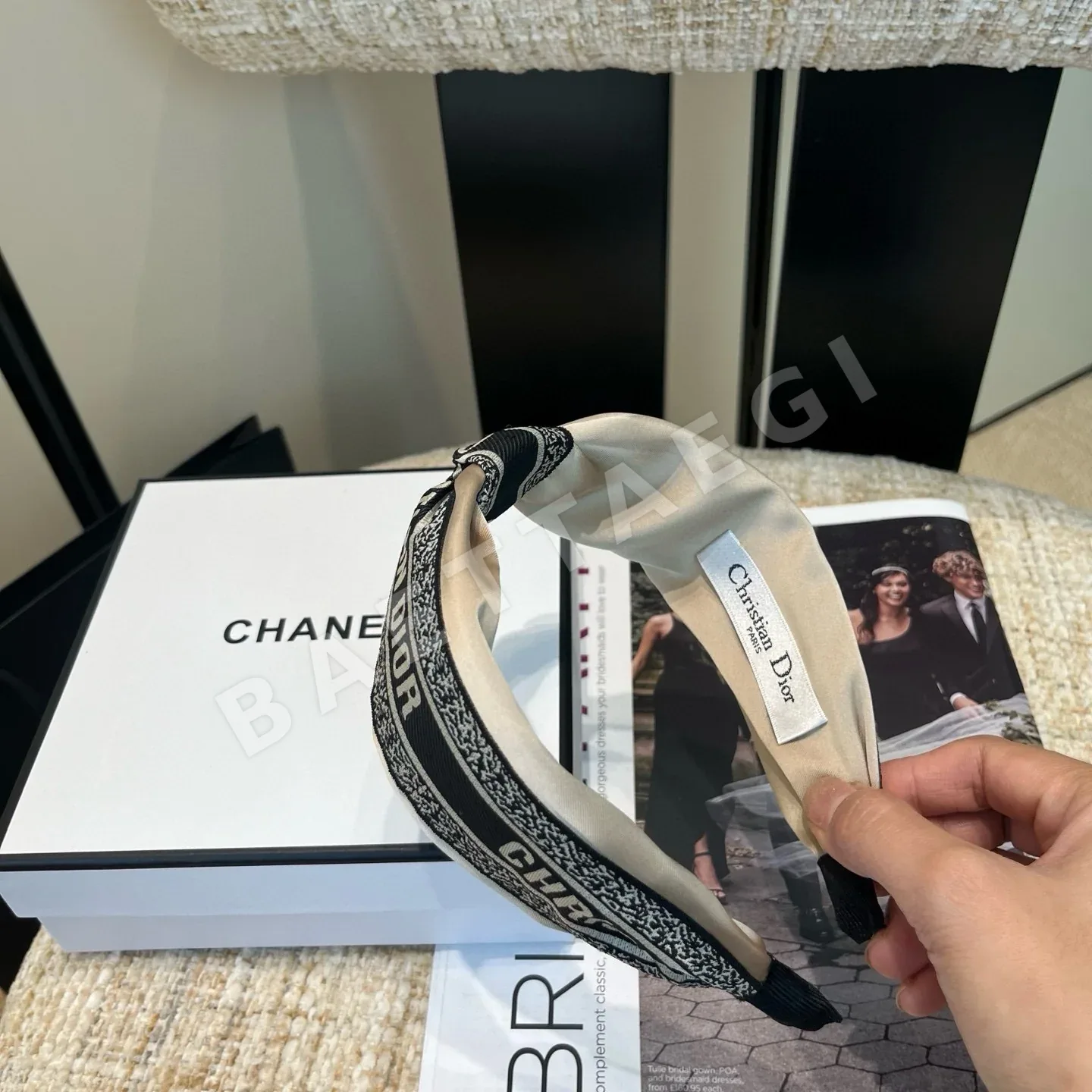 디올 CD 헤어밴드 상세 이미지 3