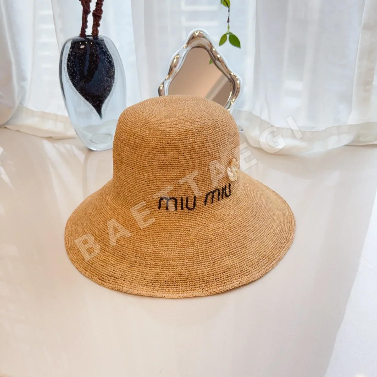미우미우 모자 80847 Miu Miu Cap 상세 이미지 3