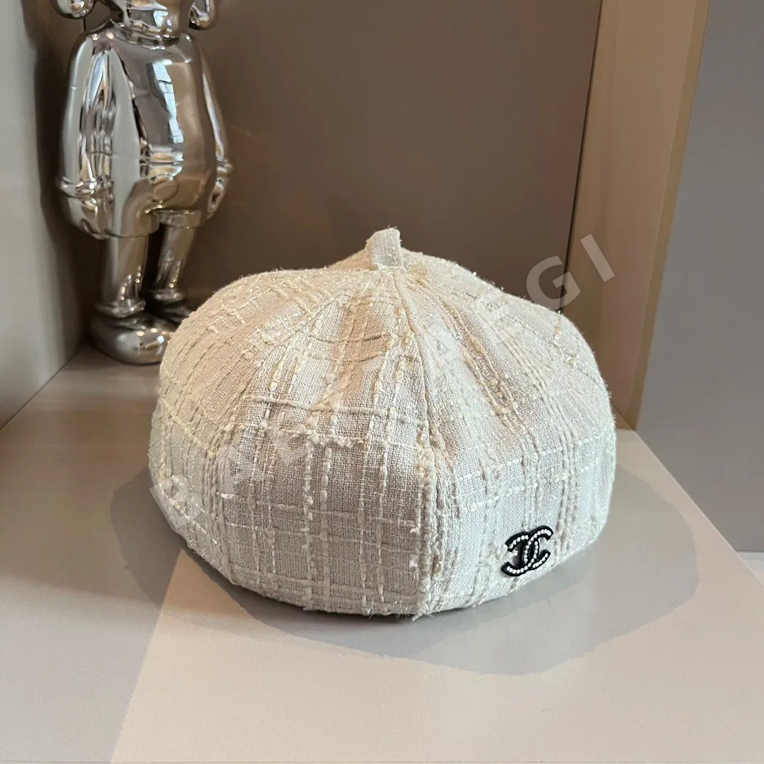 샤넬 호박 베레모 모자 82347