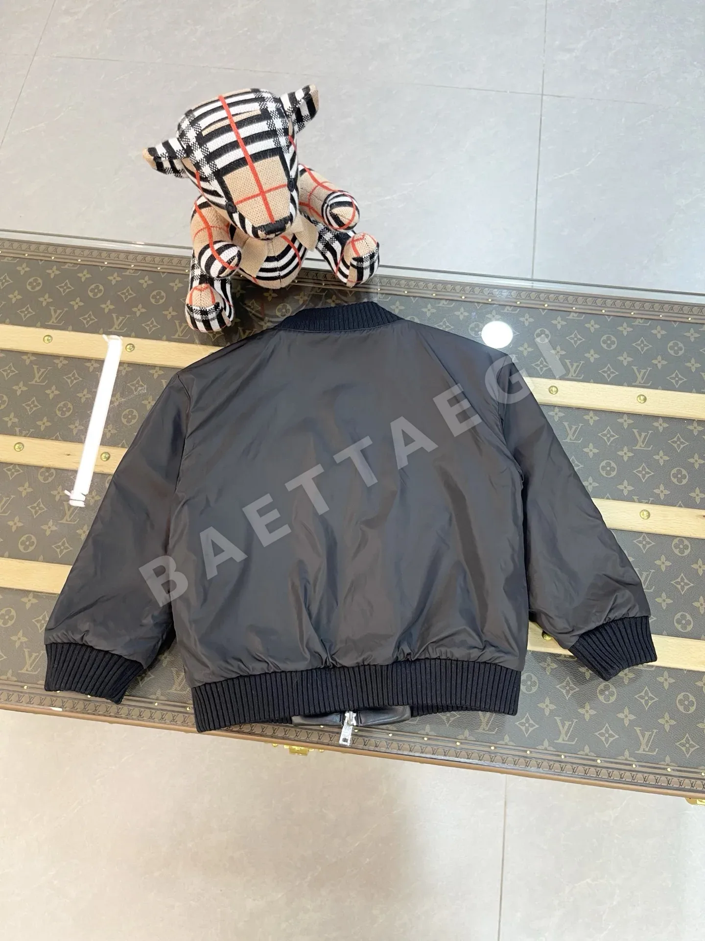 프라다 PRADA 2026 Fall/Winter Children's New Double-Sided Leather J 상세 이미지 5