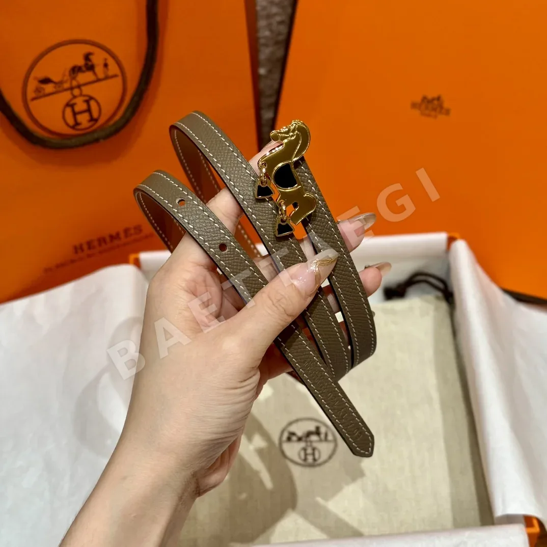 에르메스 그르낭 양면 송아지가죽 벨트 상세 이미지 3