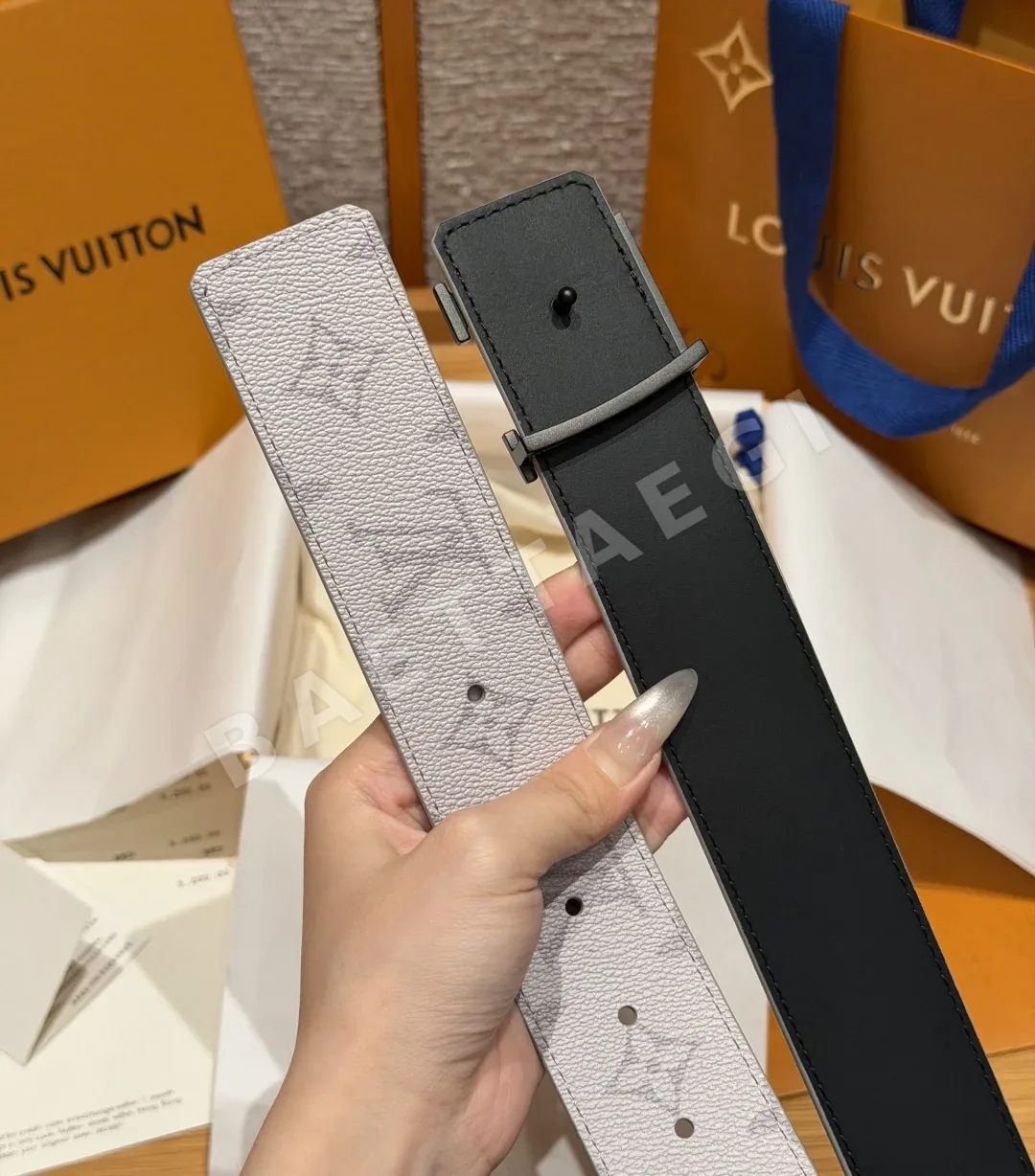 루이비통 이니셜 메탈 버클 40mm 리버시블 벨트 상세 이미지 6
