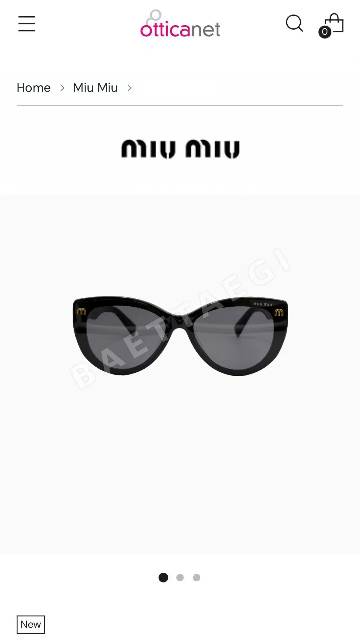 미우미우 MU65 ZS 선글라스 상세 이미지 4