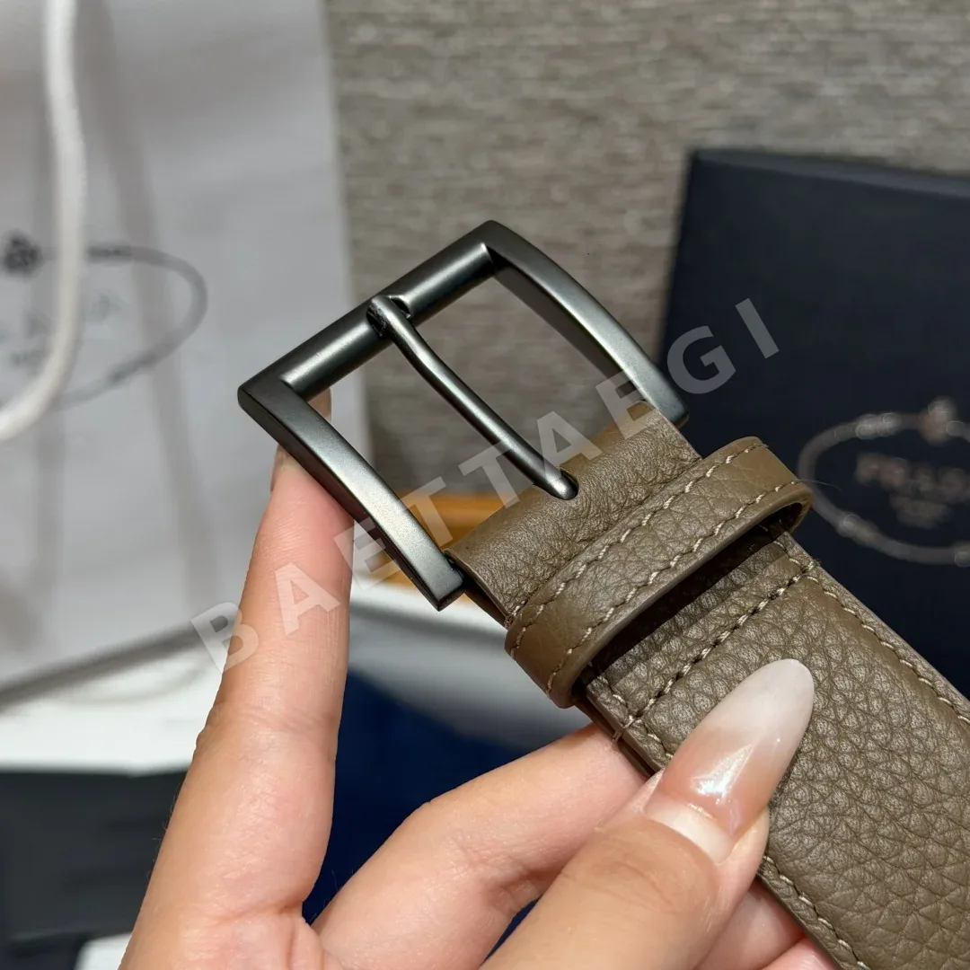 프라다 가죽 벨트 33mm 상세 이미지 5