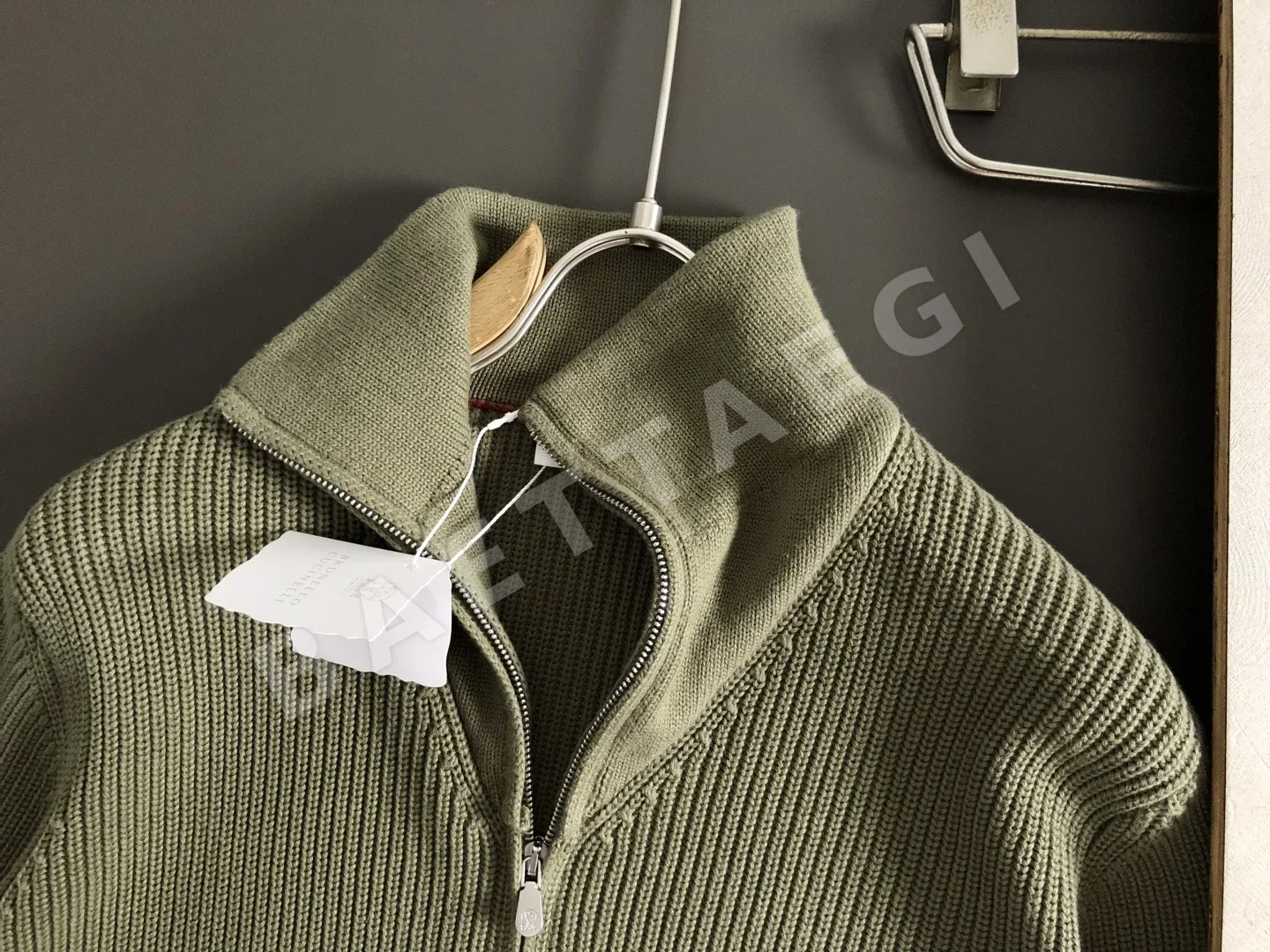 브루넬로쿠치넬리 울 더블 지퍼 남성 자켓 상세 이미지 4
