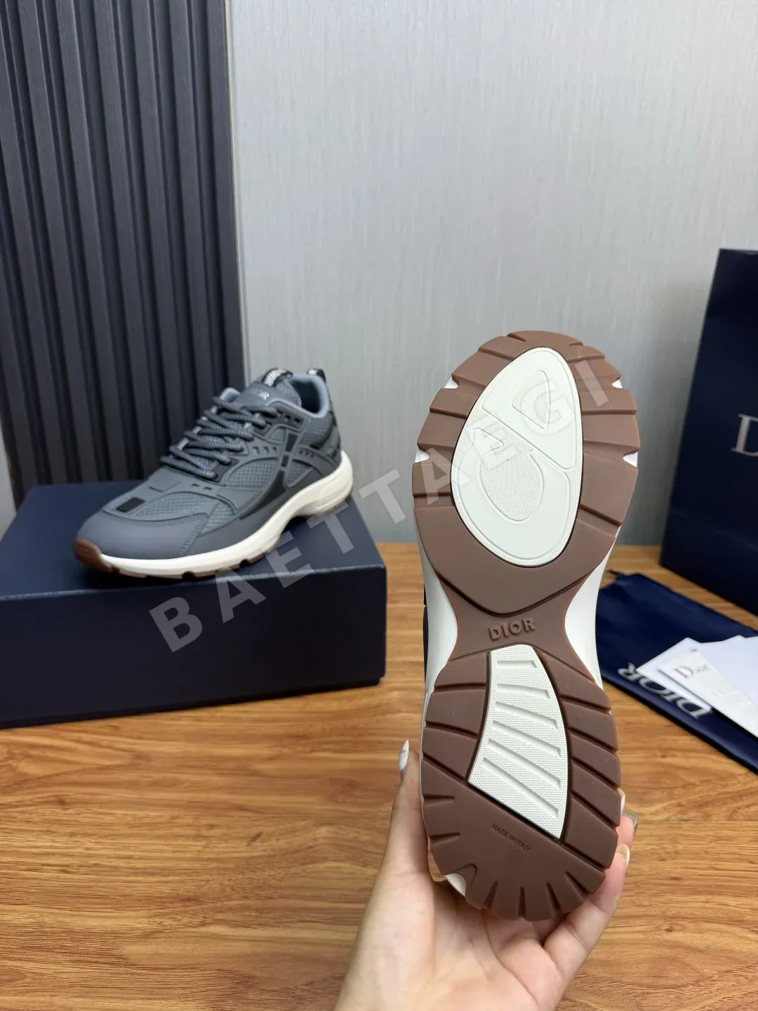 디올 남성용 캐주얼 스니커즈 상세 이미지 10