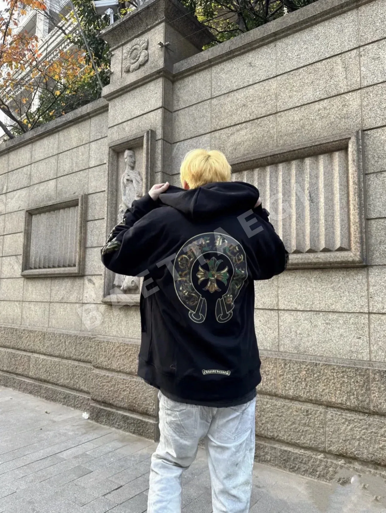 크롬하츠 카모플라주 호스슈 지퍼 후드 남성 후드 상세 이미지 6