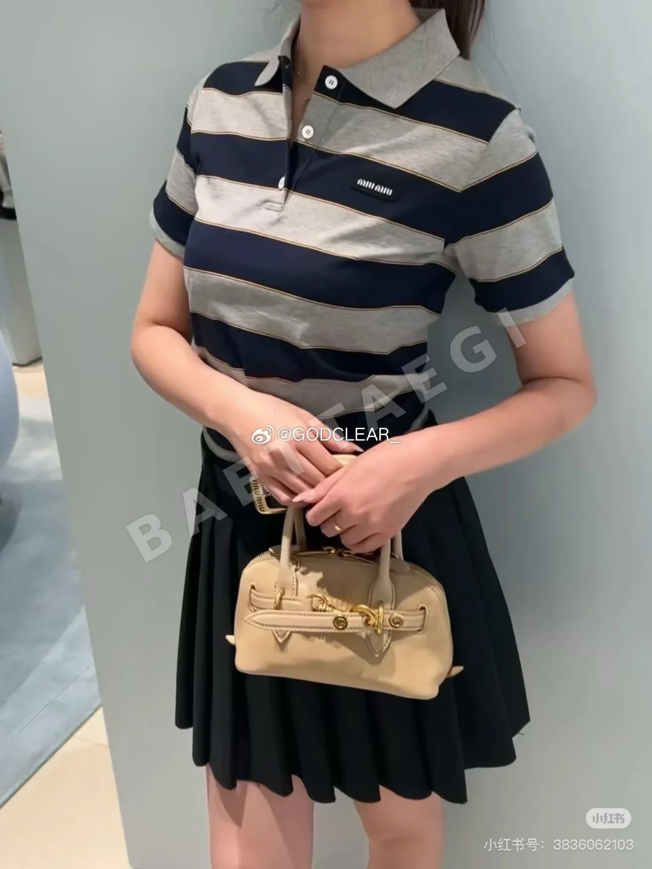 미우미우 여성 반팔 상세 이미지 7