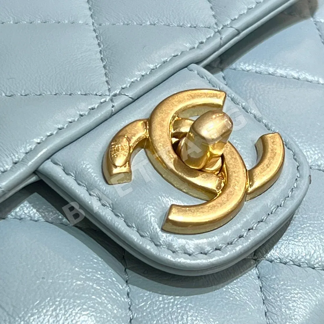 샤넬 23C 스몰 램스킨 가방 블루 23C 상세 이미지 6