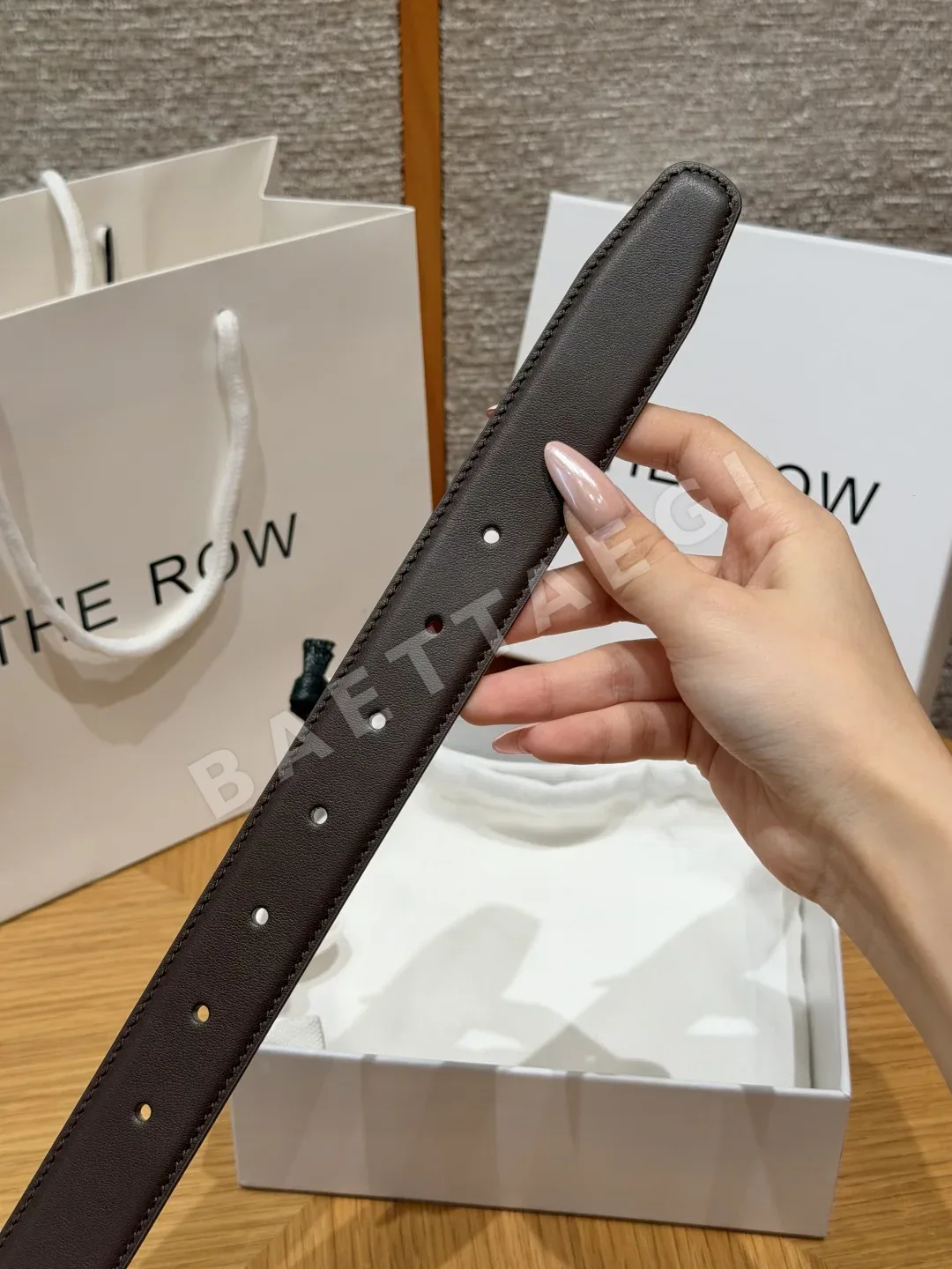 더로우 클래식 소가죽 벨트 32mm 상세 이미지 9
