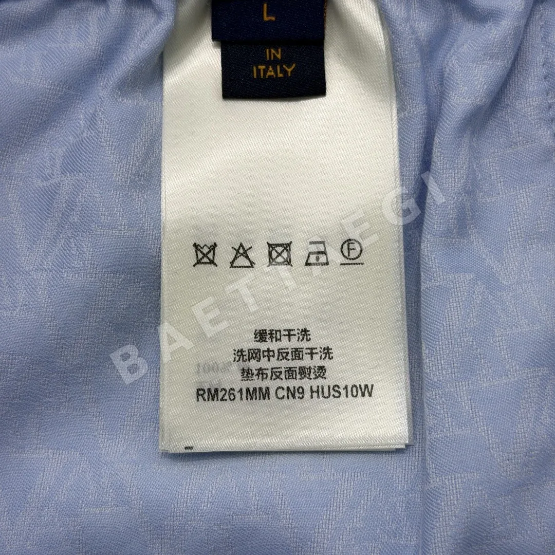 루이비통 로고 올오버 프린트 나일론 반바지 상세 이미지 9