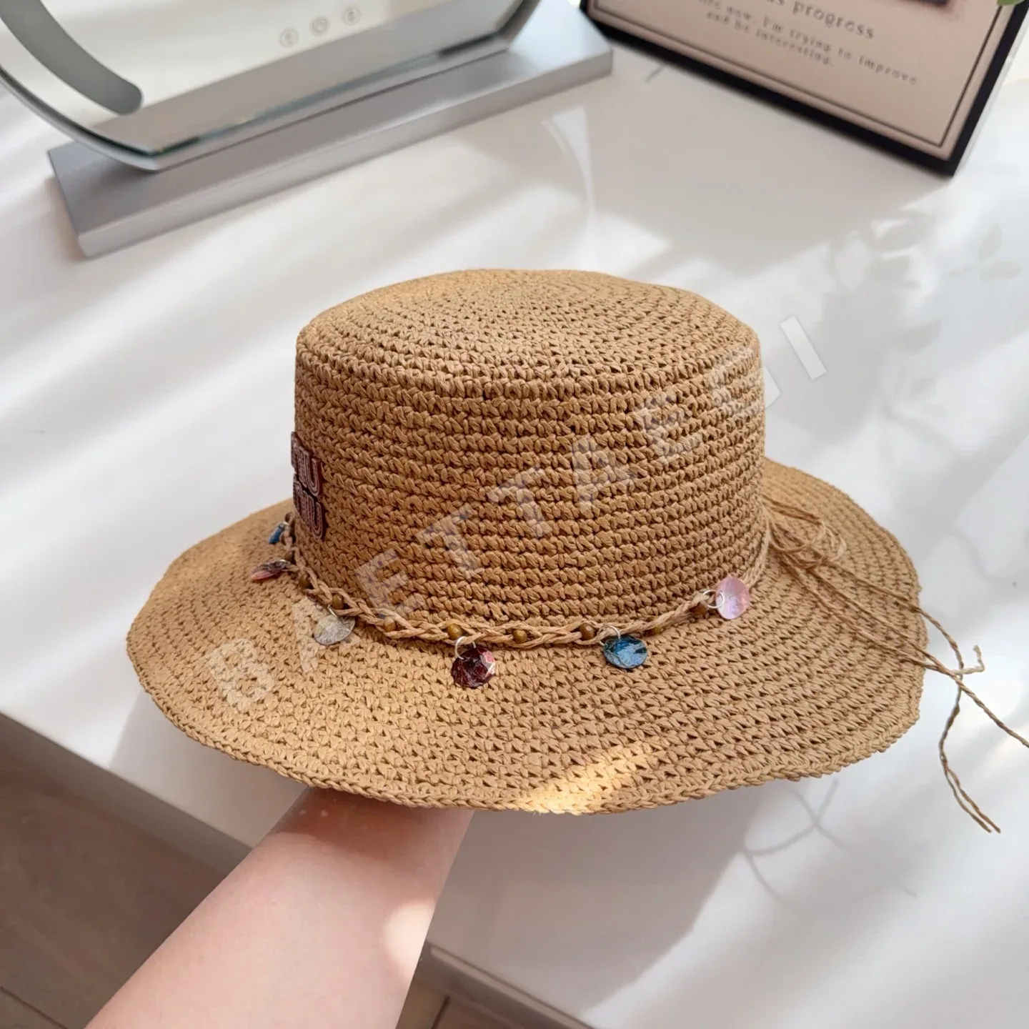 미우미우 모자 80770 Miu Miu Cap 상세 이미지 4