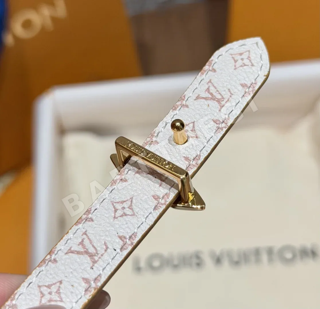 루이비통 MINI FLOWERGRAM 15mm 양면 벨트 상세 이미지 7