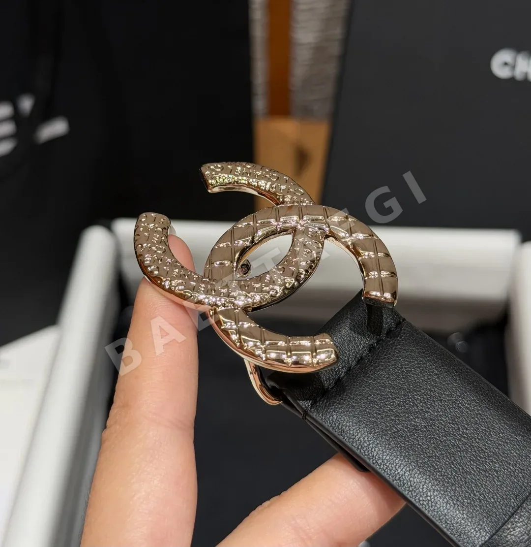 샤넬 클래식 더블 C 송아지가죽 벨트 상세 이미지 6