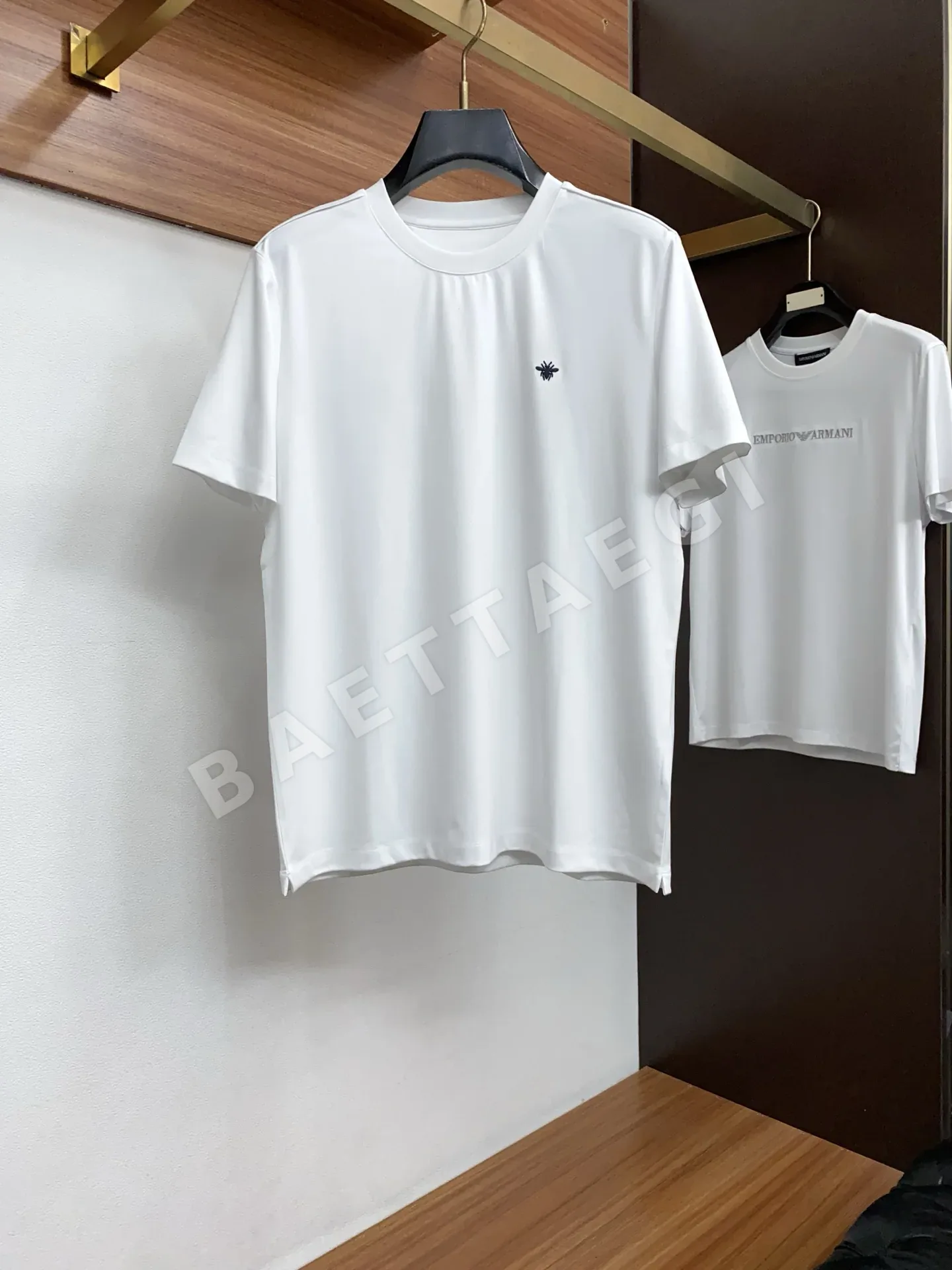 디올 남성 머서라이즈드 코튼 반팔 티셔츠 47306